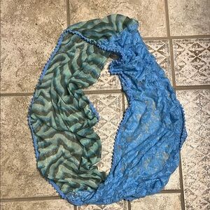 🚨Infinity Scarf Blue and Green